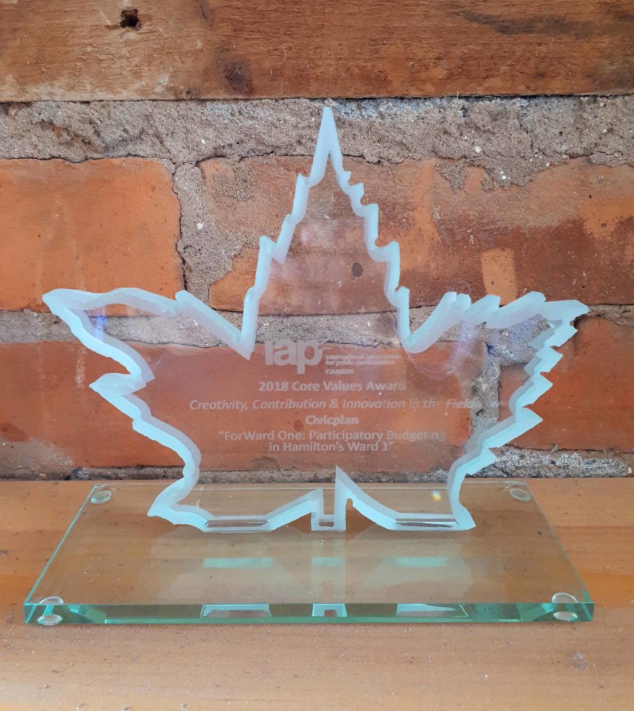 Civicplan Wins IAP2 Canada Core Values Award - PlanLocal
